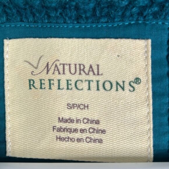 Natural Reflections Striped Knit V-Neck Sweater Women’s Size Small - Picture 5 of 9